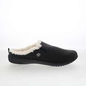 Spenco Womens Dundee Wool Slipper Black Shoes (NWT)